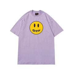 Drew House Mascot Smiley Tee, Lavender Purple