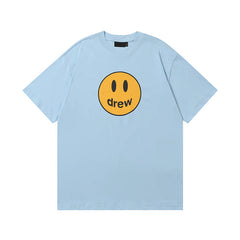 Drew House Smiley Face Tee, Baby Blue