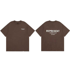 Represent Owners' Club Graphic T-Shirt - Dark Brown