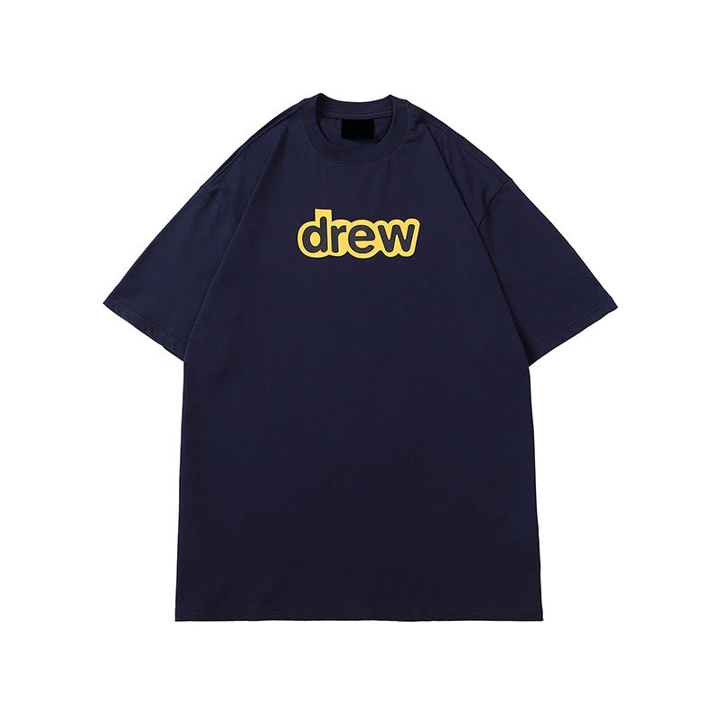 Drew House Classic Logo Tee, Navy Blue
