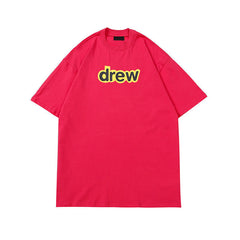 Drew House Classic Logo Tee, Hot Pink